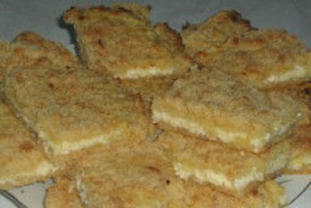 Творожный торт с крошкой