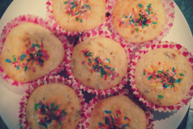 Творожно-банановые кексы с киви