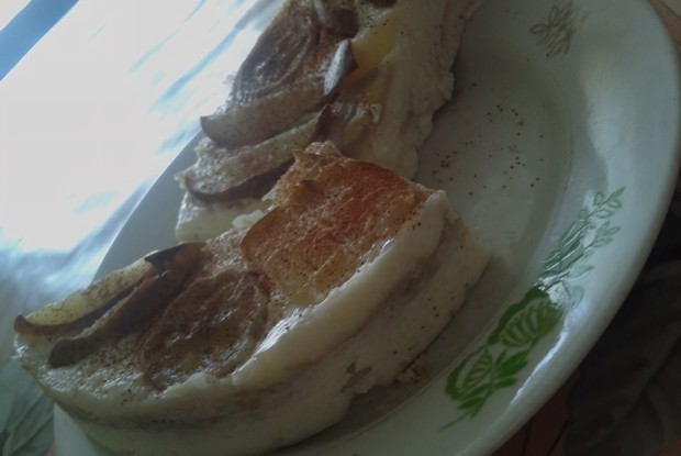 Творожно-банановое суфле в пароварке