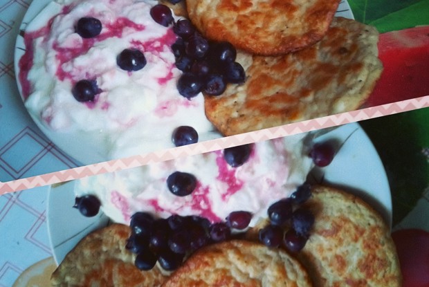 Творожно-банановоепеченье