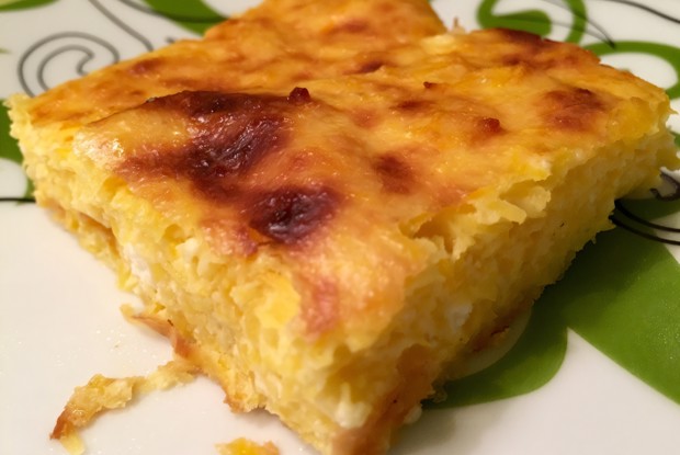 Творожно-тыквенная запеканка