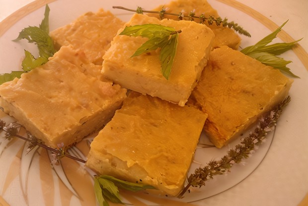 Творожно-тыквенный пирог