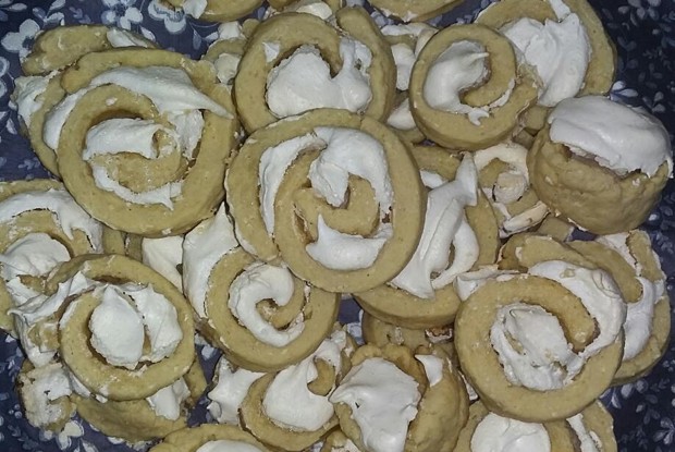 Творожное печенье с кремом