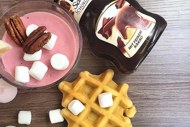 Творожное суфле из клубники