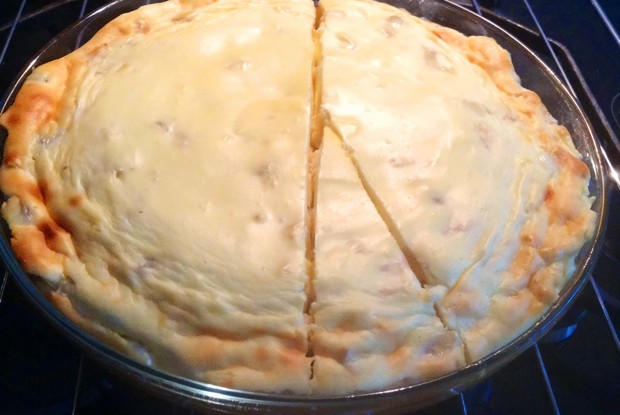 Творожное суфле с бананом