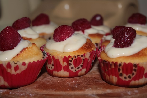 Творожные маффины.