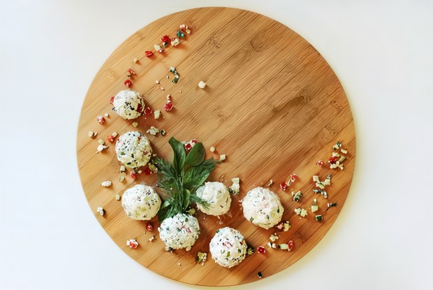 Творожные шарики с семгой