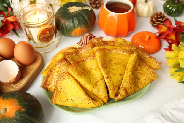 Тыквенные блинчики