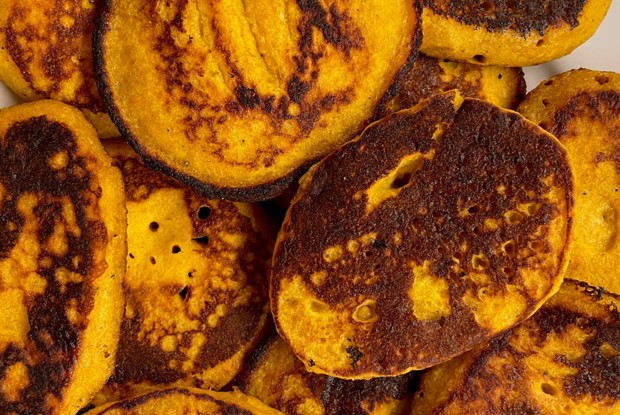 Тыквенные оладьи на рисовой муке