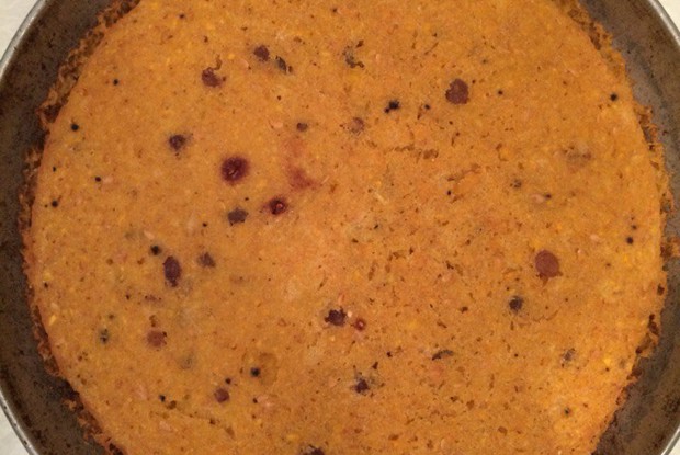 Тыквенный пирог на кукурузной муке