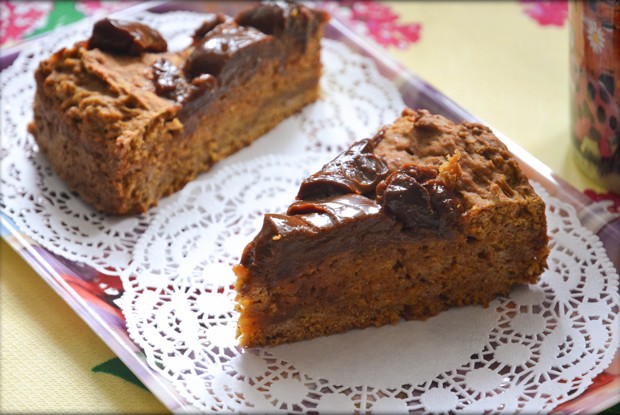 Тыквенный пирог со сгущенкой