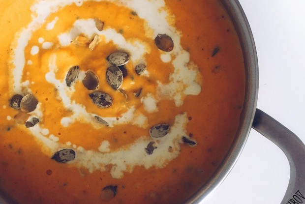 Тыквенный суп-пюре со сливками