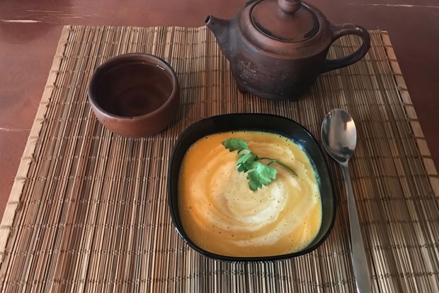 Тыквенный суп с карри