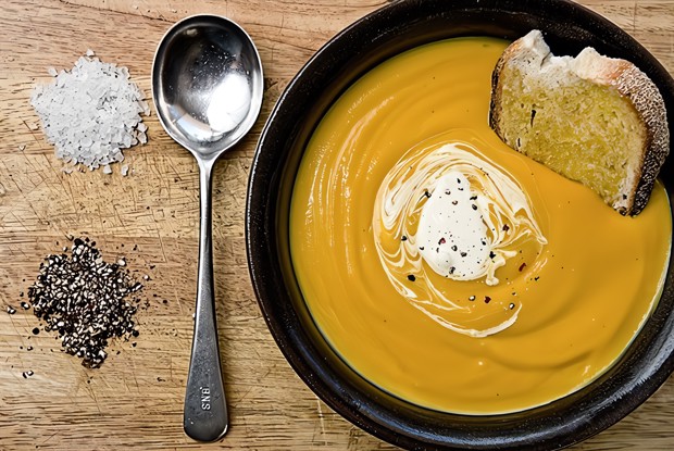 Тыквенный суп со сливками