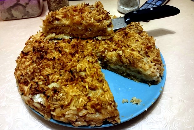 Тёртый яблочный пирог