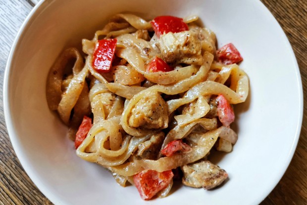 Удон со свининой