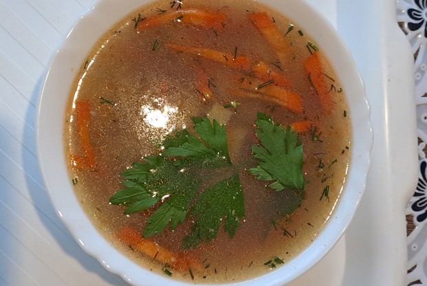 Уха из двух видов рыбы