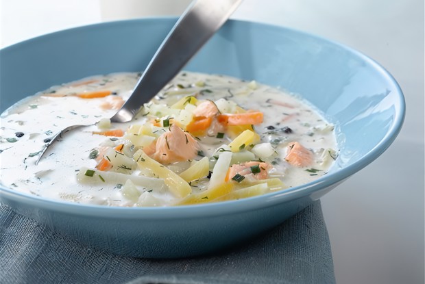 Уха по-фински «Сливочное озеро»