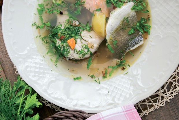 Уха с водкой