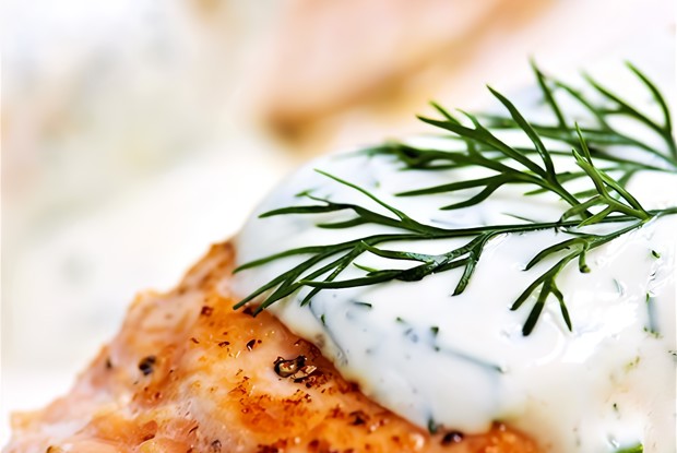 Укропный крем с лимоном