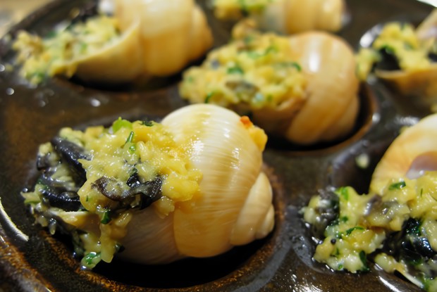 Улитки по-бургундски