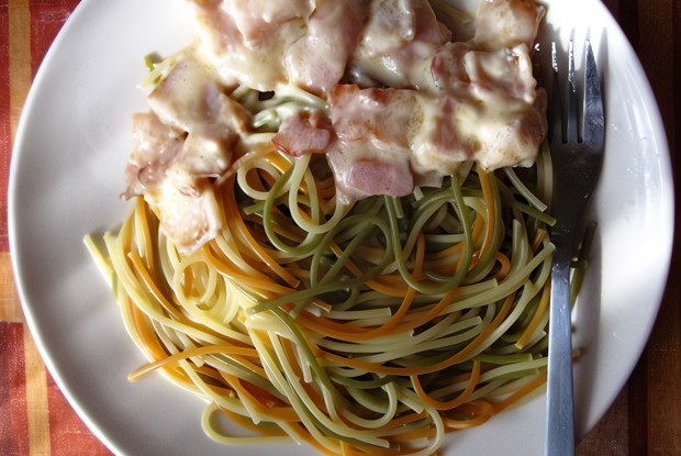 Упрощенный соус карбонара