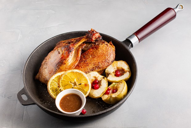 Утка маринованная в апельсиновом соке