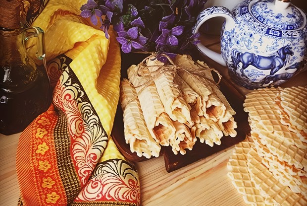 Вафельные трубочки