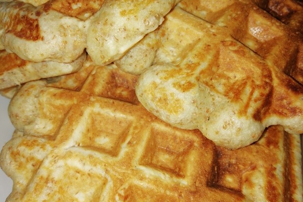 Вафли мягкие на кефире и с отрубями