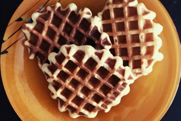 Вафли на дрожжевом тесте