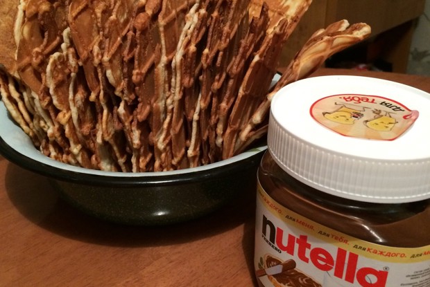 Вафли на сметане