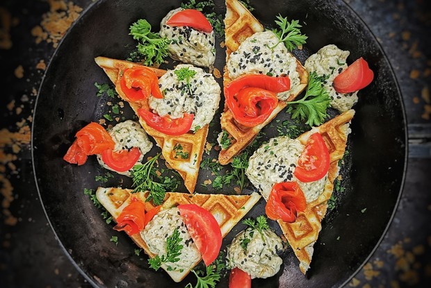 Вафли с бабаганушем