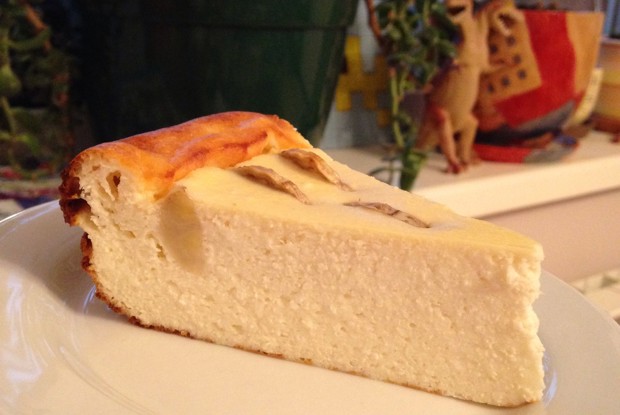 Ванильная творожная запеканка