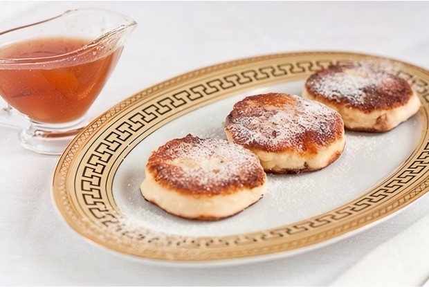 Ванильные сырники из творожной массы