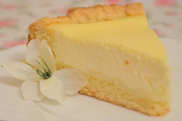 Ванильный сметанник из песочного теста