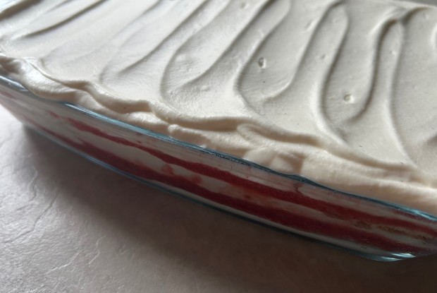 Ванильно-клубничный торт