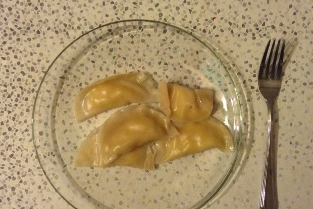 Вареники с бананами