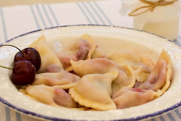 Вареники с вишней по-одесски