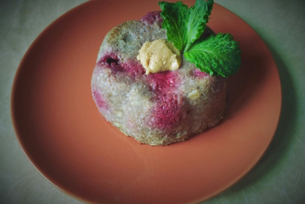 Веганский овсяный пудинг