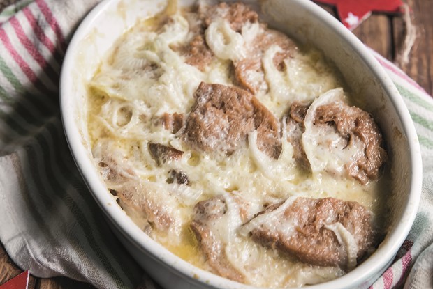 Веганское мясо по-французски