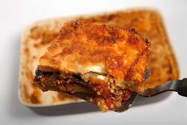 Вегетарианская мусака с сыром рикотта