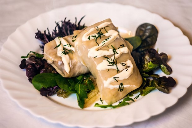 Вегетарианские голубцы с нутом, чечевицей и фасолью