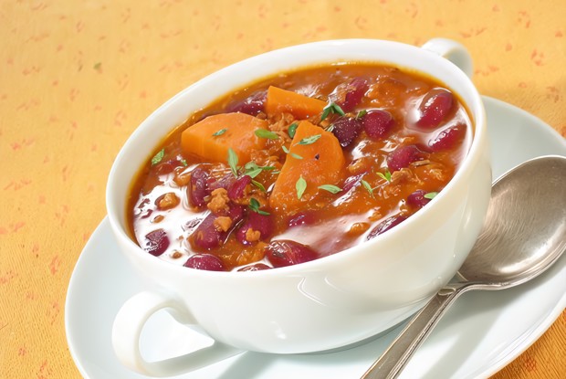 Вегетарианский зимний суп