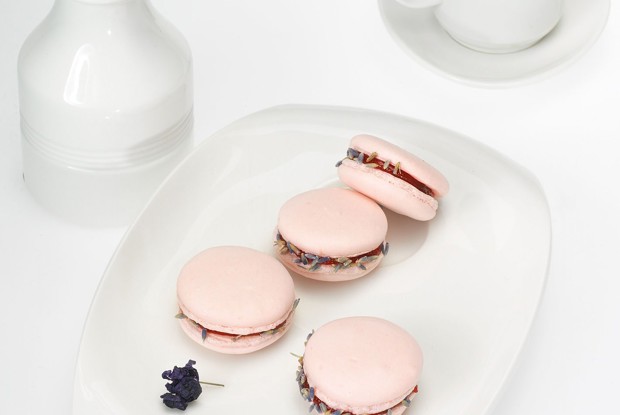 Вегетарианское пирожное макарон