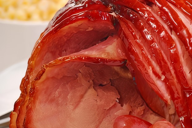 Ветчина в глазури из инжира и апельсинов