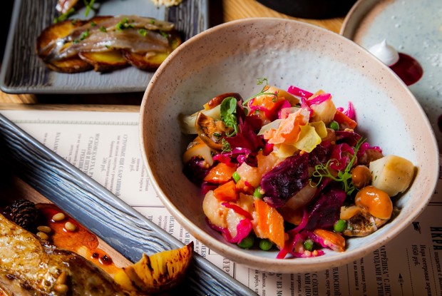 Винегрет из запеченных овощей от Влада Пискунова