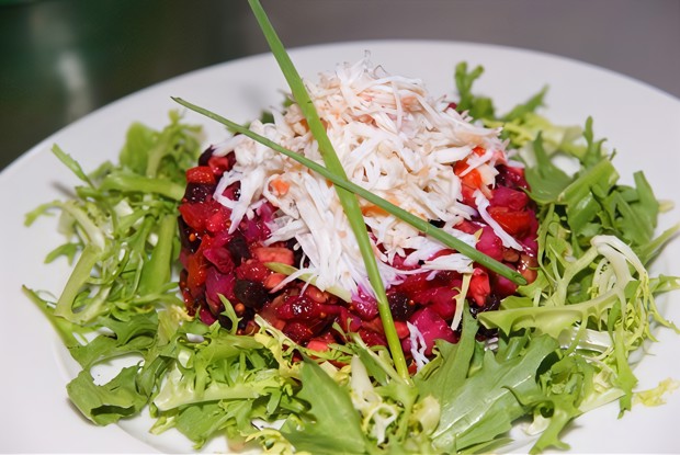 Винегрет с крабовым мясом