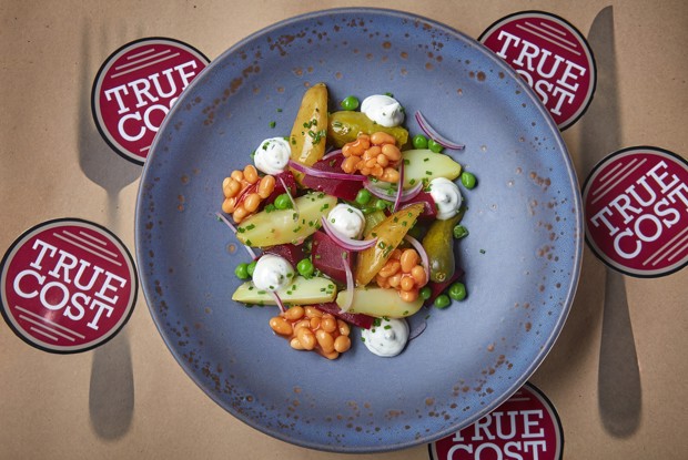 Винегрет с маринованной свеклой