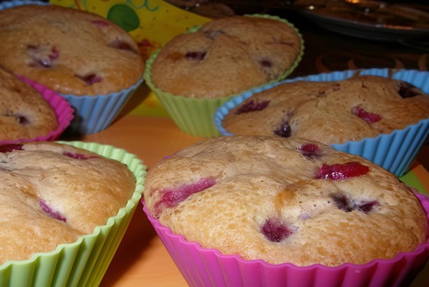 Вишневые кексы