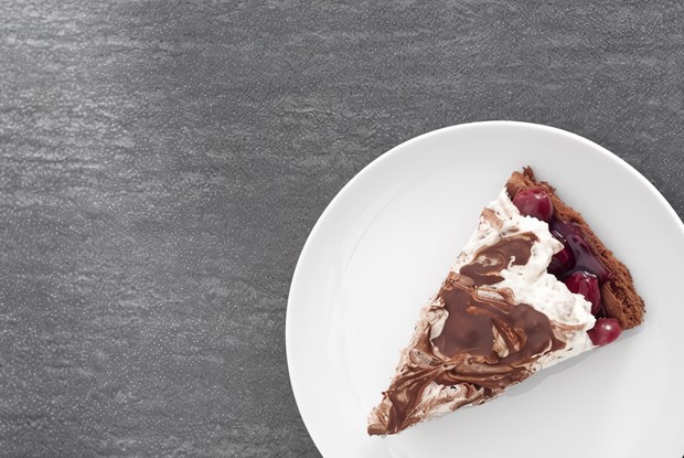 Вишневый торт с капучино